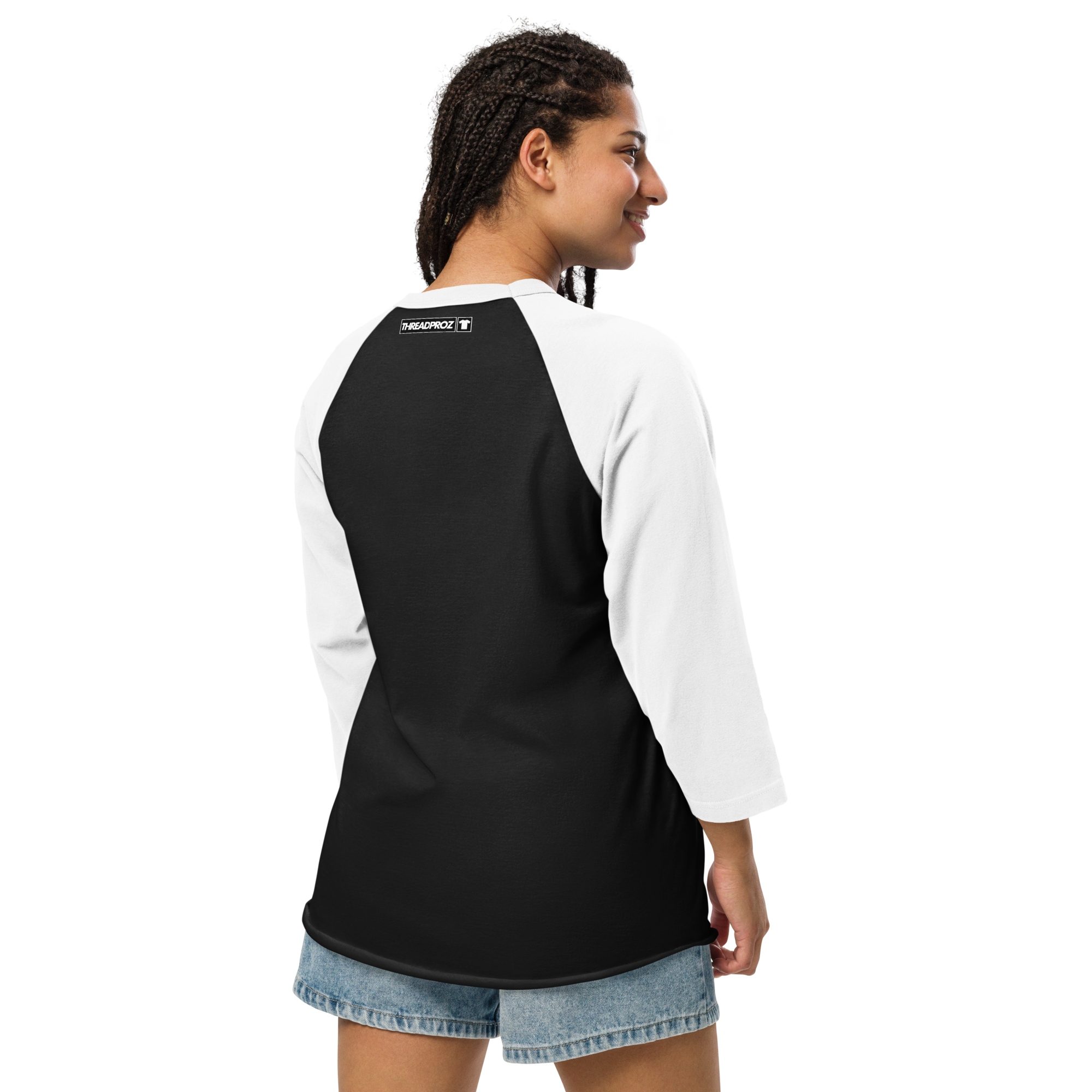 unisex-34-sleeve-raglan-shirt-black-white-back-66cf7550a441c