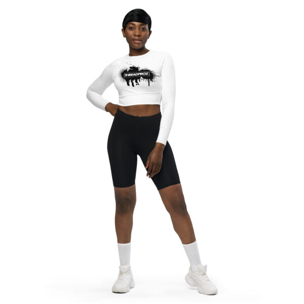 Long Sleeve Crop Top Thredproz - Image 3